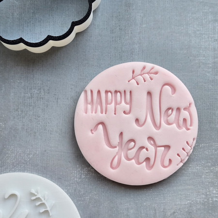 Cupcake Stamp Happy New Year