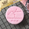 christening cookie stamp