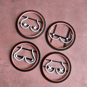 Cheeky Boobs Cookie Stamps | Choose Design or Set of 4