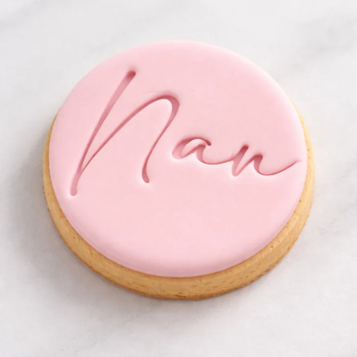Share Nan Nanny Cookie Stamp | Mother’s Day Biscuit Fondant Embosser
