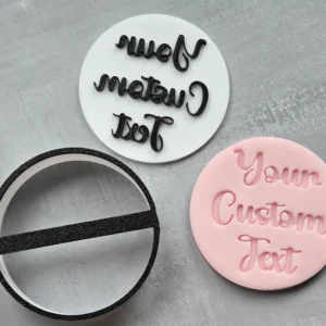 Personalised Custom Text Cookie Stamp