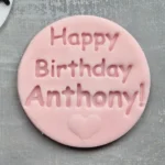 Custom Fondant Icing Embosser