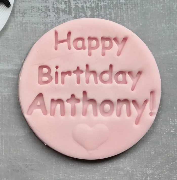 Custom Fondant Icing Embosser