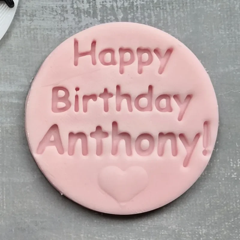 Custom Fondant Icing Embosser