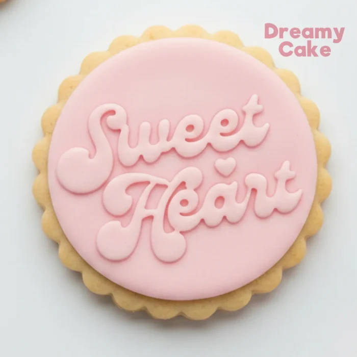 Sweet Heart Valentine Cookie Stamp