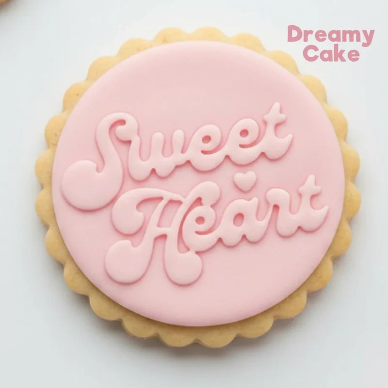Sweet Heart Valentine Cookie Stamp