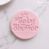 baby_shower_king Baby Shower Crown Cookie Stamp | Fondant Embosser