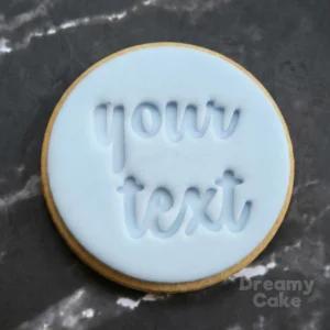 Personalised Custom Text Cookie Stamp
