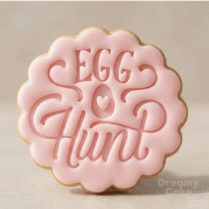 Egg Hunt Cookie Stamp | Easter Fondant Embosser