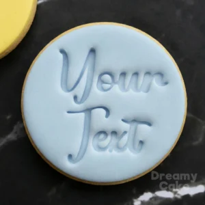 Personalised Custom Text Cookie Stamp