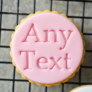 Personalised Custom Text Cookie Stamp