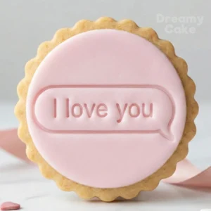 I Love You Message Cookie Stamp | Valentine Fondant Embosser