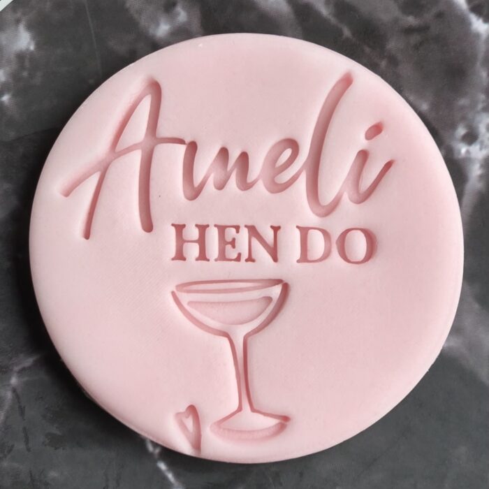 Personalise Hen Do Cookie Stamp