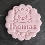 Personalised Fox Cookie Stamp
