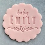 Baby Emily Cookie Stamp