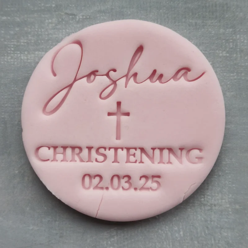 christening cookie cutter