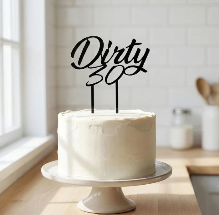 dirty_30_cake topper.