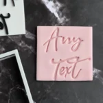 square cookie embosser