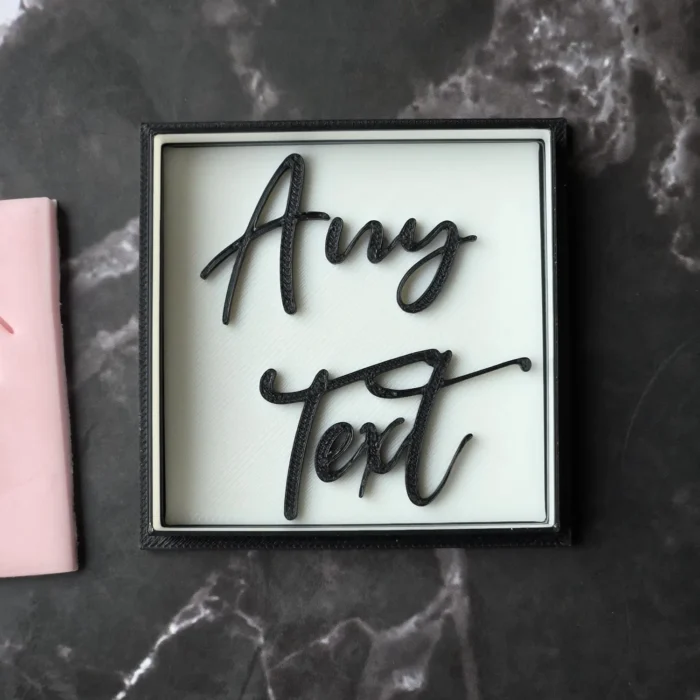 square cookie embosser