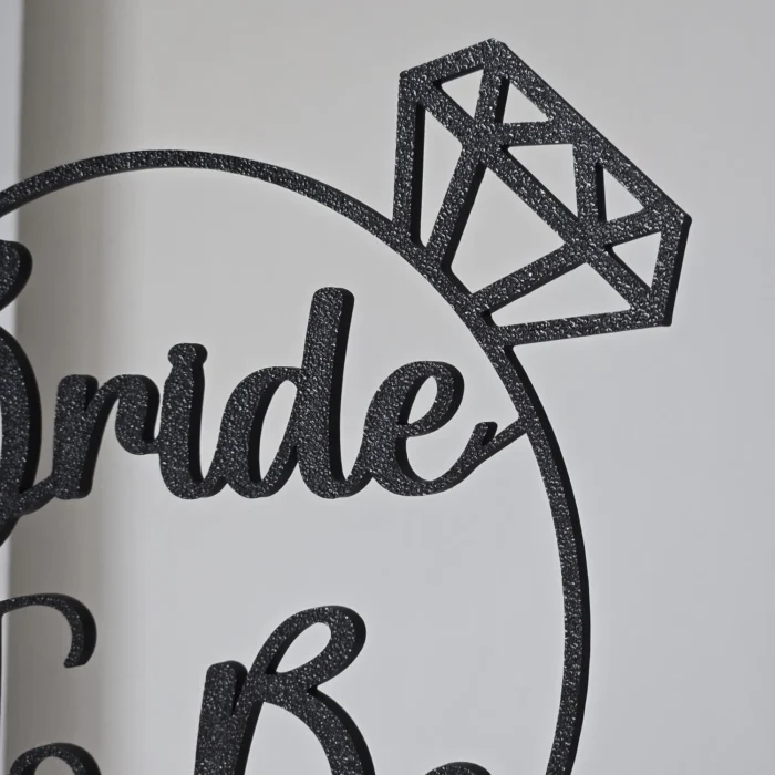 "Bride To Be" Cake Topper