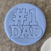 Father Day #1 Dad Cookie CutterStamp