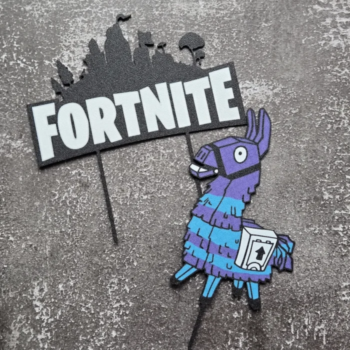 fortnite cake topper