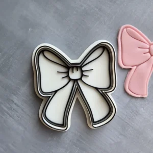 Bow Cookie Cutter & Embosser Set