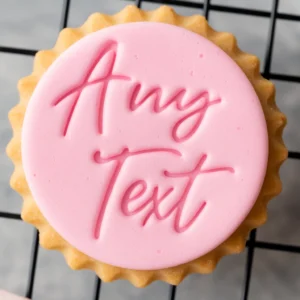 Personalised Custom Text Cookie Stamp