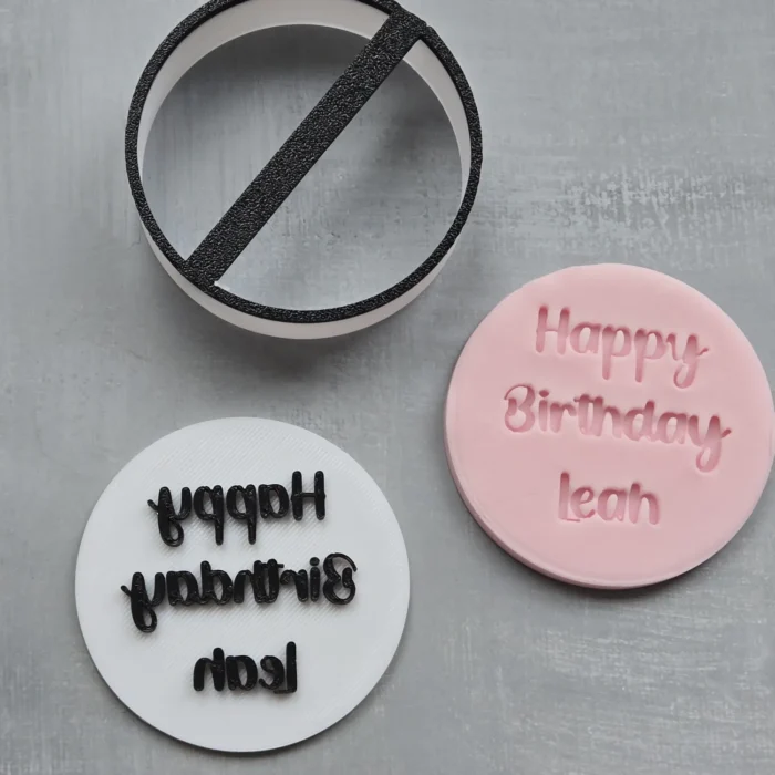 Personalised Happy Birthday Cookie Stamp