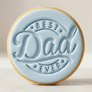 Best Dad Ever Cookie Stamp | Father’s Day Fondant Embosser
