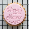 Custom "Bridal Shower" Fondant Stamp