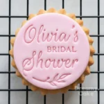 Custom "Bridal Shower" Fondant Stamp