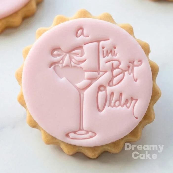"A tini bit older" | Custom Cookie Stamp