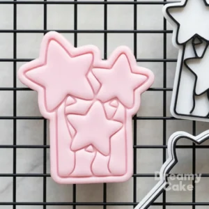Star Balloons Cookie Cutter & Embosser Set