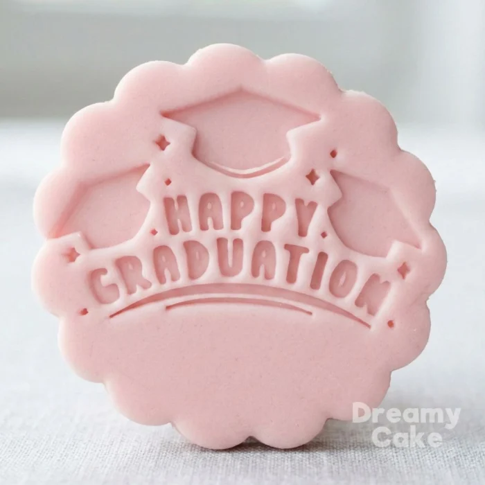 Happy Graduation Fondant Stamp