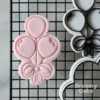 Текст абзаца (67) Balloon Cookie Cutter & Fondant Stamp – 3 Balloon Design