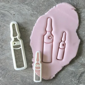 Ampoule Cookie Cutter Stamp | Small, Medium or Set of 2