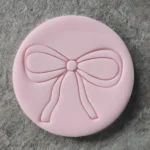 bow cookie stamp