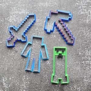 Minecraft-Inspired Cookie Cutters
