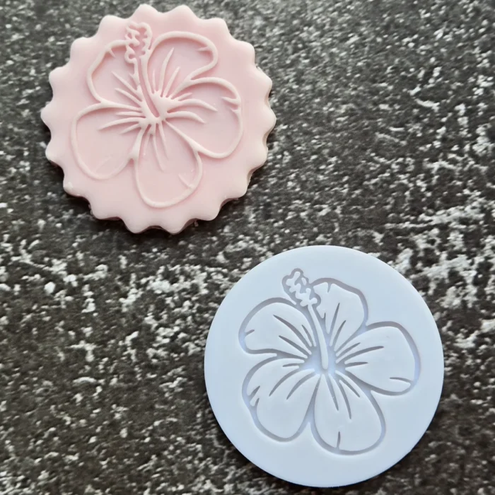 Lilo Hibiscus Cookie Embosser