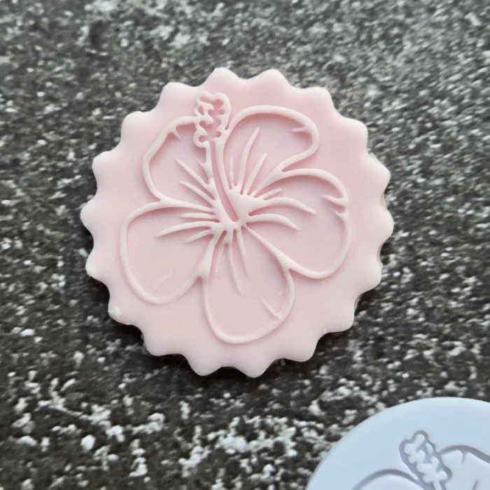 Lilo Hibiscus Cookie Embosser
