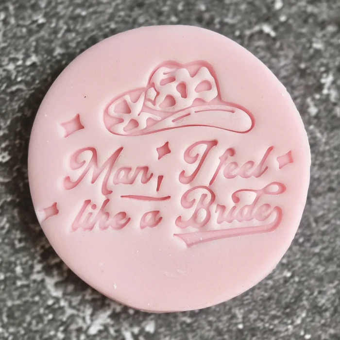 Man, I feel like a Bride Cookie Stamp