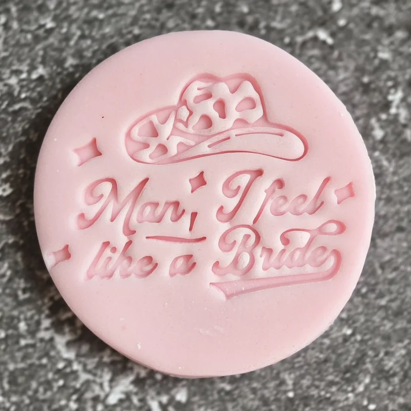 Man, I feel like a Bride Cookie Stamp