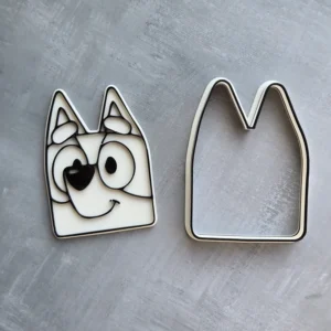 Bluey-Inspired Cookie Cutter & Embosser Set