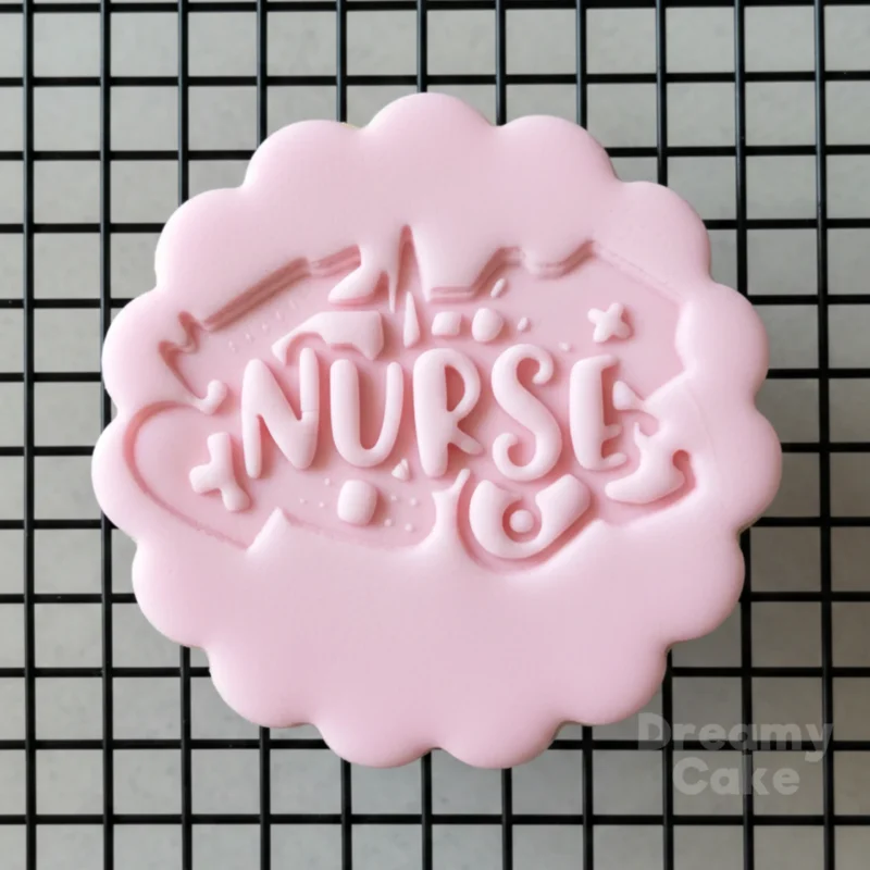 Nurse Cookie Stamp Fondant Embosse Nurse Cookie Stamp Fondant Embosse