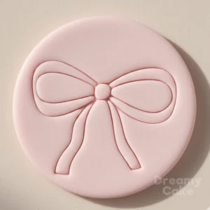 Classic Bow Cookie Stamp | Fondant Embosser