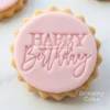 new Happy Birthday Fondant Embosser for Birthdays