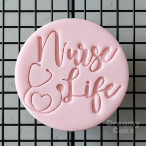 Nurse Life Cookie Stamp | Medical Fondant Embosser