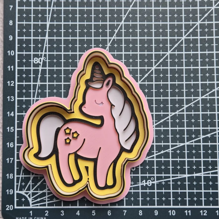 Unicorn Full Body Cookie Cutter Stamp