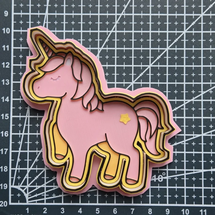 Unicorn Full Body Cookie Cutter Stamp